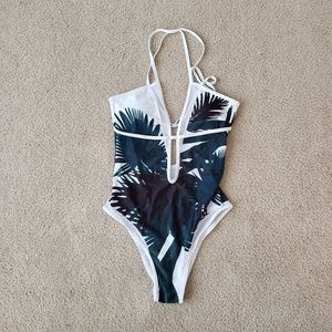 Tropical Print One Piece
